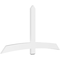Ekena Millwork Bellingham Architectural Grade PVC Gable Bracket, 84"W x 45 1/2"H x 2"D x 6"F, 13/12 Pitch GBP084X46X0206BEL00 - alternate 1